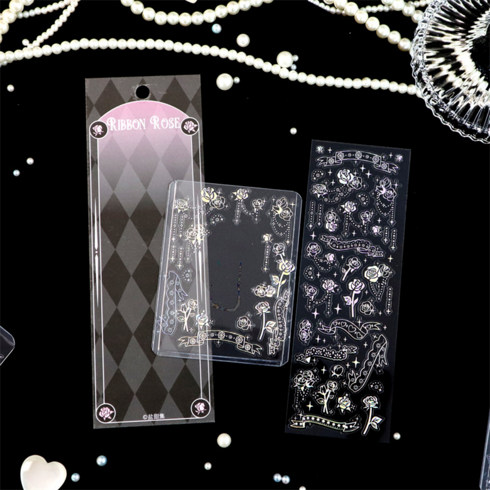 Mr. Giấy 8 Phong Cách 1 Cái/túi Thẩm Mỹ Bướm Hình Dán Laser Cá Tính INS Kpop Thần Tượng Thẻ Tay Tài Khoản Trang Trí