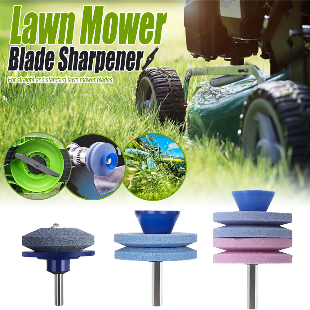 Sharpening Stone เครื่องตัดหญ้า Sharpener Blade ใช้สําหรับ Sharpening มีดโลหะบดขัดไฟฟ้า เจาะ Refitting เครื่องบด