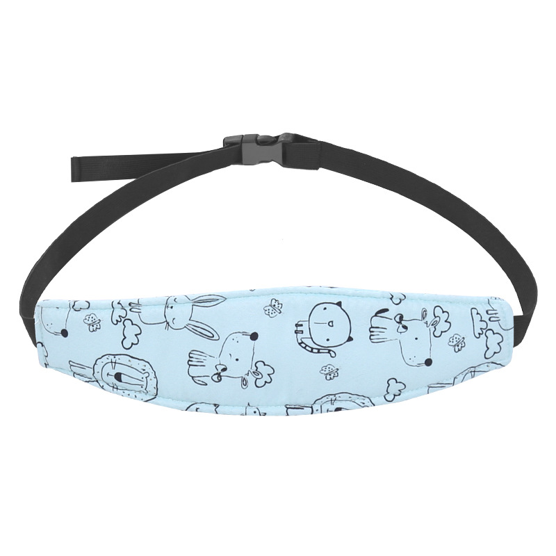 Baby Head Fixing Belt Adjustable Car Seat Playpens Sleep Positioner Head Support Kids Stroller Fastening Belt Baby Safety Pillow