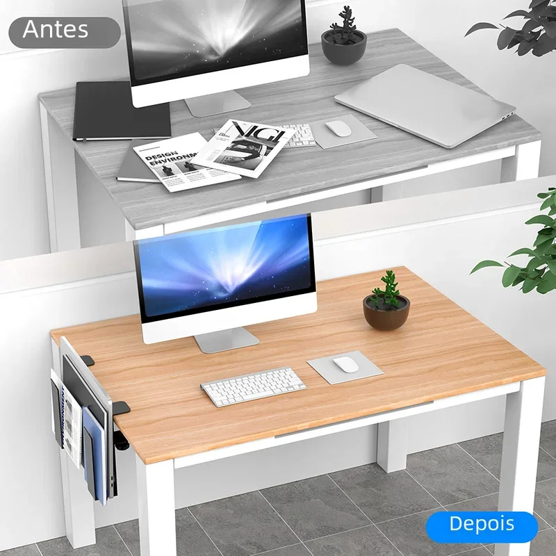 Under Desk Desktop Rack Table Sides Laptop Rack Adjustable Charging Stand Tray Desk Cables Organizer Storage Holder for Ipad