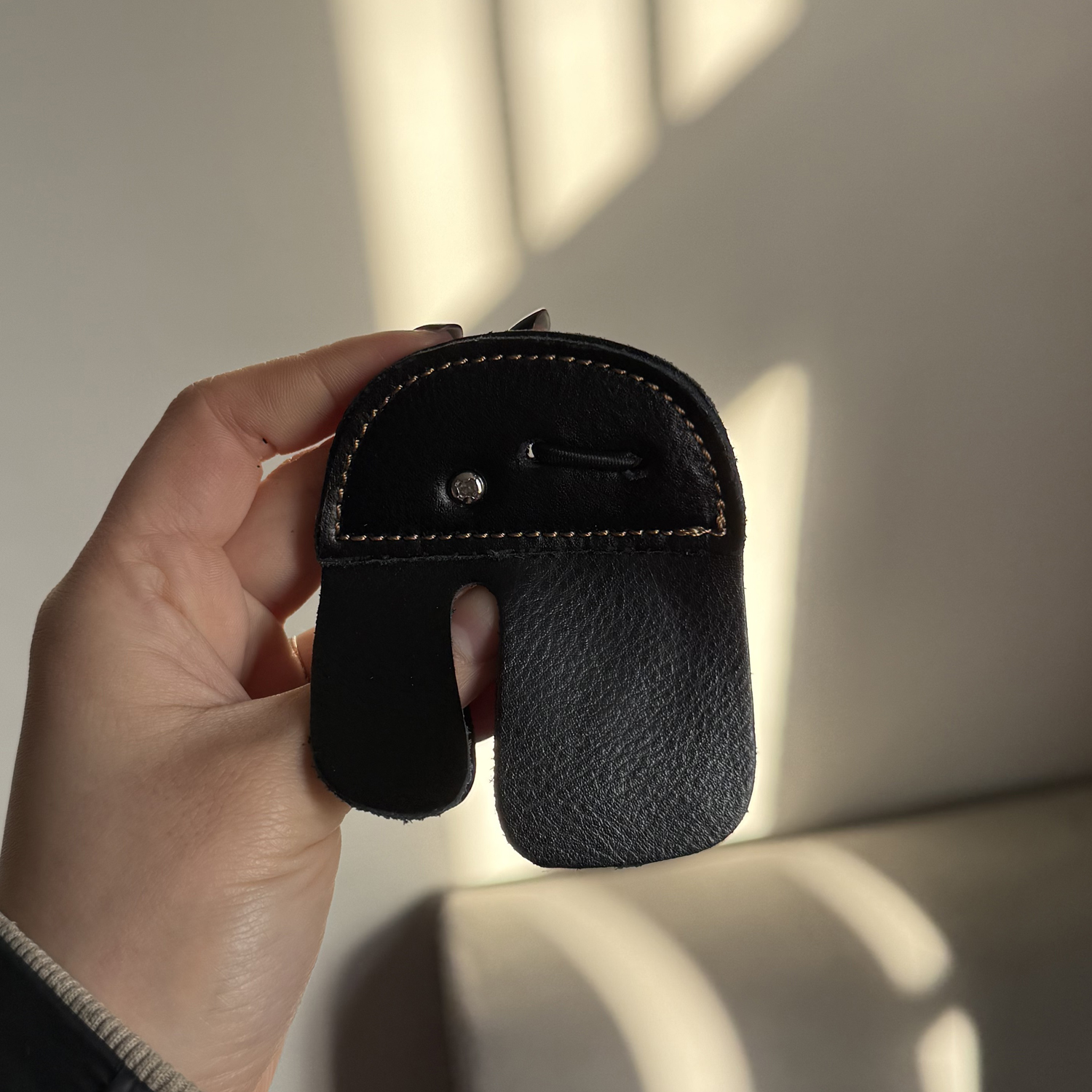 Bắn Cung Da Bò Ngón Tay Tab Tốt Cho Con Quay Quy Hồi Nơ