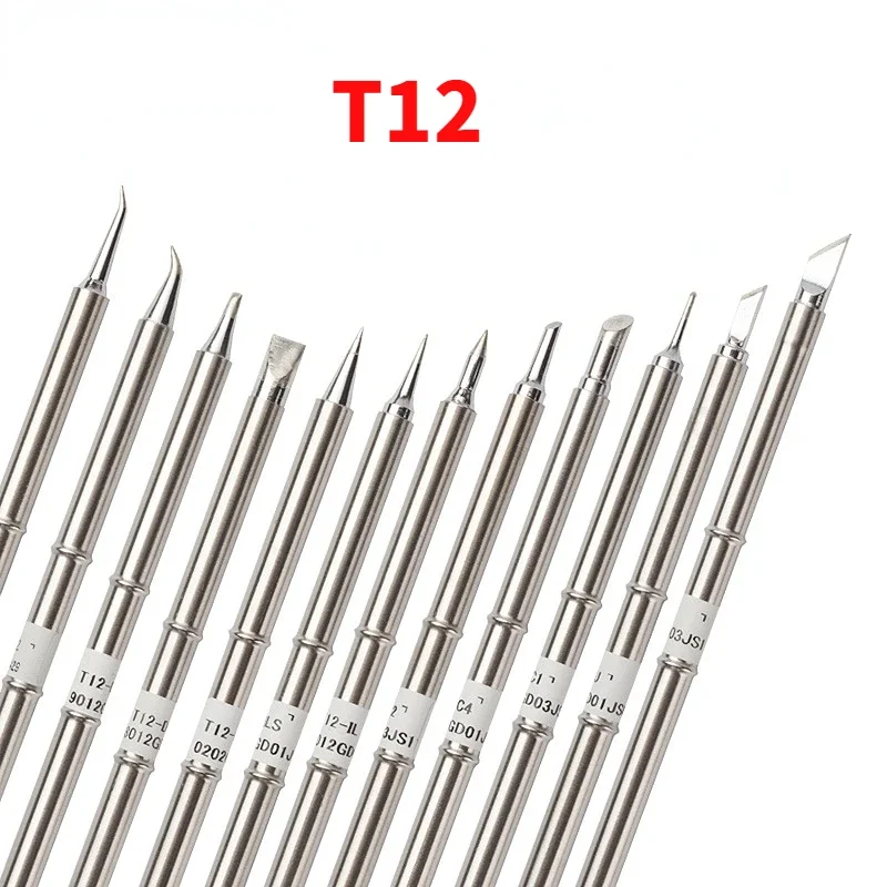 T12 Hàn Hàn Sắt Tipsжало Для Паяльника Cho Hakko FX951 STC Và STM32 OLED Bộ Hàn Điện Mỏ Hàn