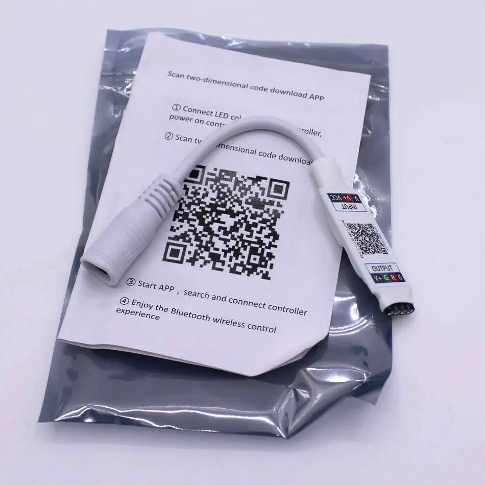 DC5-24V USB/DC Mini Bluetooth-Tương Thích Điện Thoại Thông Minh Ứng Dụng Điều Khiển Điều Khiển Không Dây Cho 5050 3528 RGB Dây Đèn LED ánh Sáng