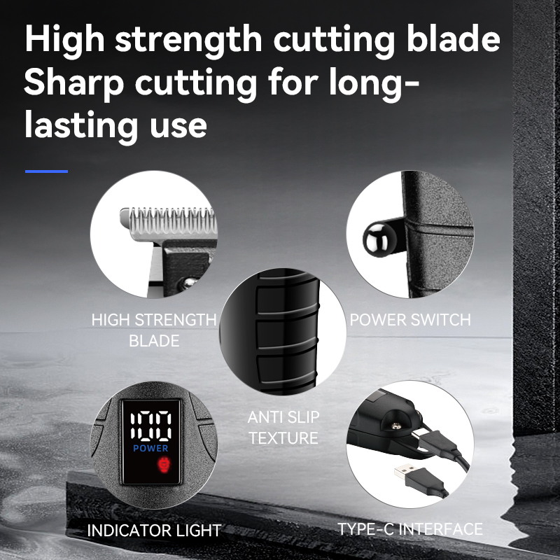 Kemei KM-2293 Haarsnijmachine Professionele oplaadbare kapper Tondeuse Elektrische tondeuses Draadloos voor mannen