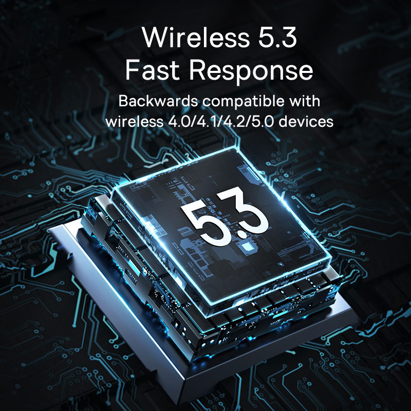 Baseus USB Bluetooth Adapter Bluetooth 5,3 Musik Audio Receiver Sender Für PC Lautsprecher Laptop Drahtlose Maus USB Sender