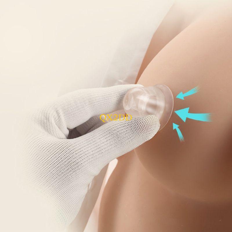 1 Paar Silikon-Nippelkorrektur, Nippelsauger, Abzieher, Aspirator zur Korrektur, flache umgekehrte Brustwarzen, Brustfrauen
