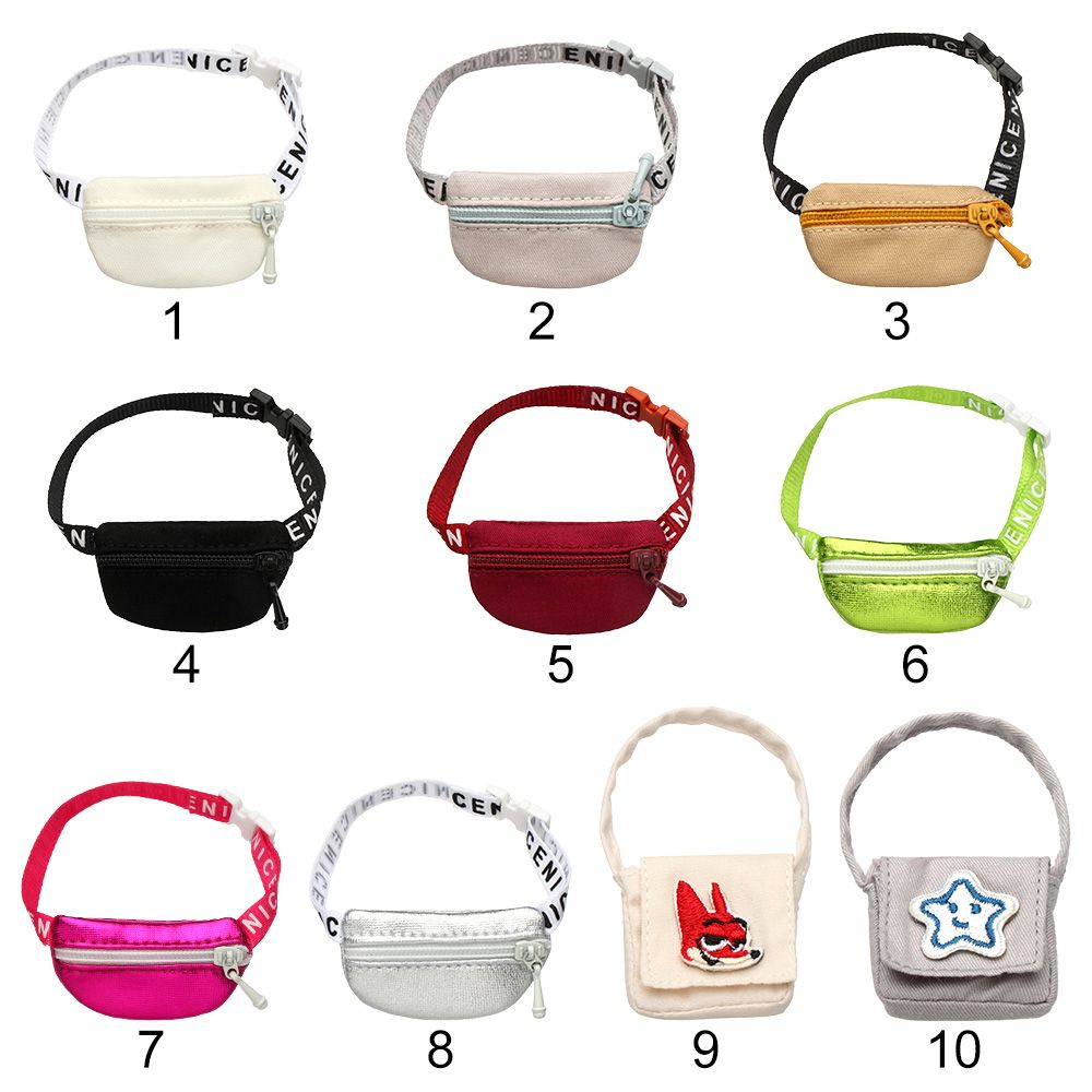 Moda handmand boneca cinto saco para 1/11 ob11 bonecas diy boneca brinquedos mochila 1/6 1/8 1/12 bonecas bjd saco acessórios