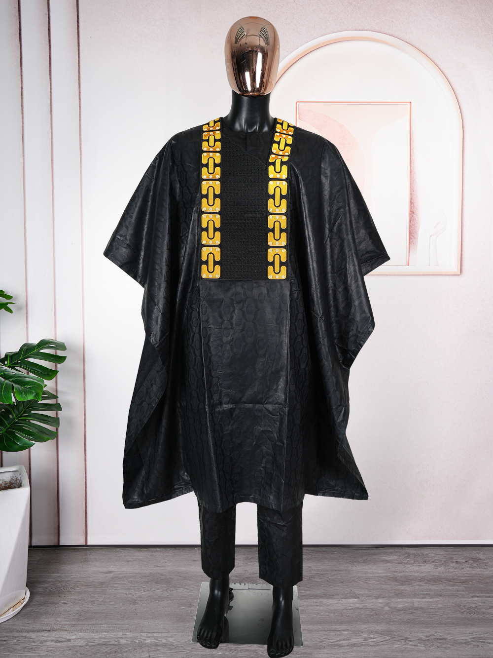 Eleganckie afrykańskie ubrania męskie Tradycyjne haftowane Bazin na wesela i przyjęcia Dashiki Afrykańskie ubrania dla par