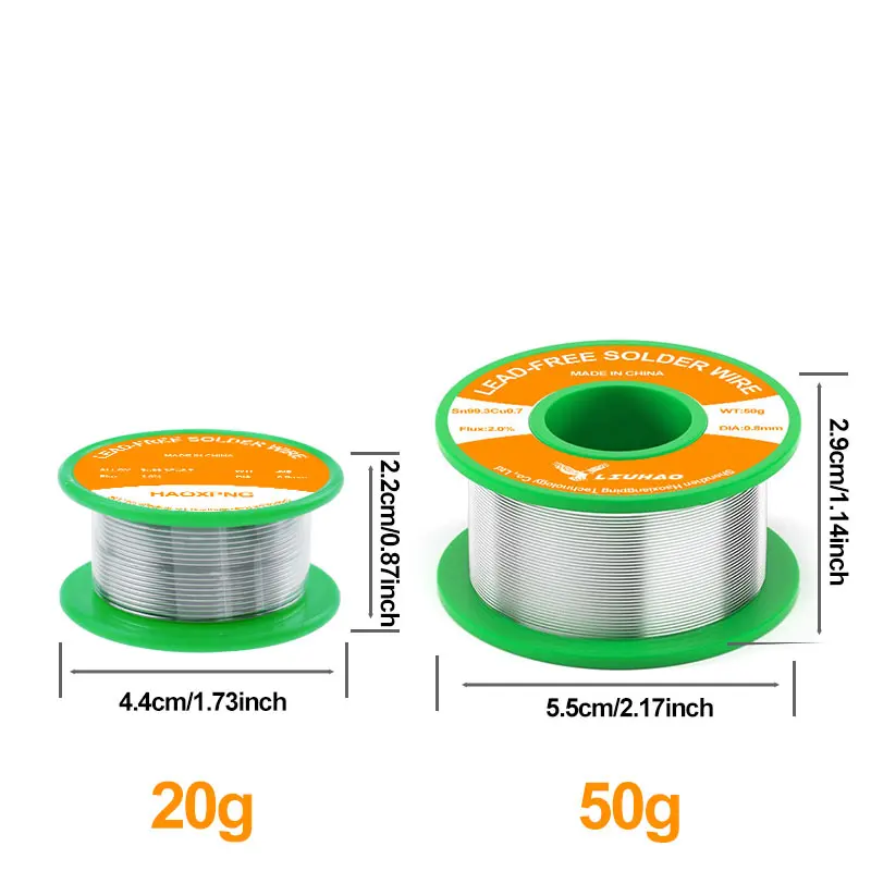 Lead-free Flux-cored High Purity Solder Wire Tin Low Melting Point 217 Degrees Solder Wire for Electronic Repair Sn99.3cu0.7