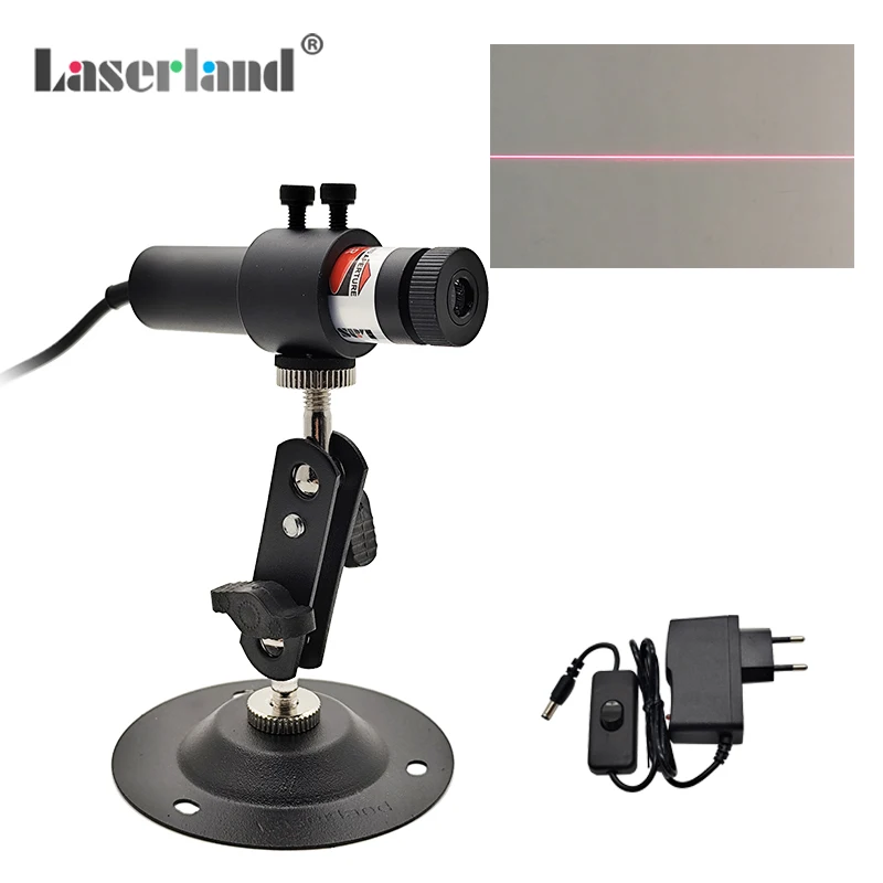 Localisateur focalisable de Module Laser à ligne rouge pour l'alignement des scierie de coupe de bois 100mW 200mW 650nm