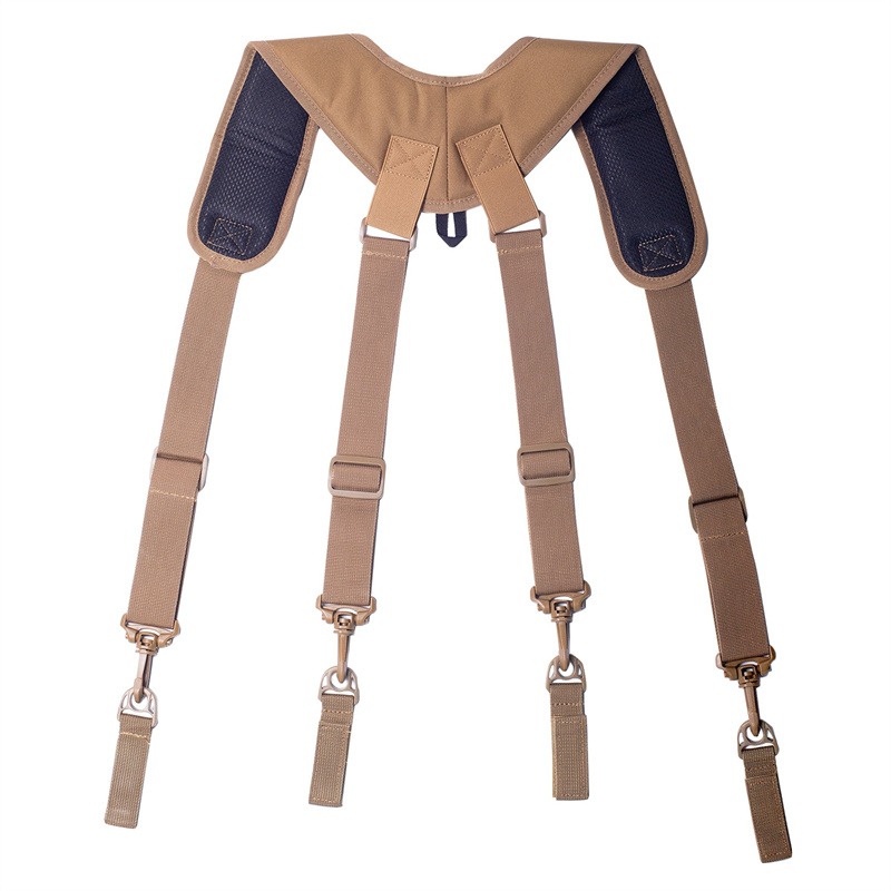 Mannen Gewatteerde Verstelbare Gereedschapsriem Tactische Bretels Duty Harnas Combat Tool X Type Jarretel Tactiek Bretels Geschenken Dropship