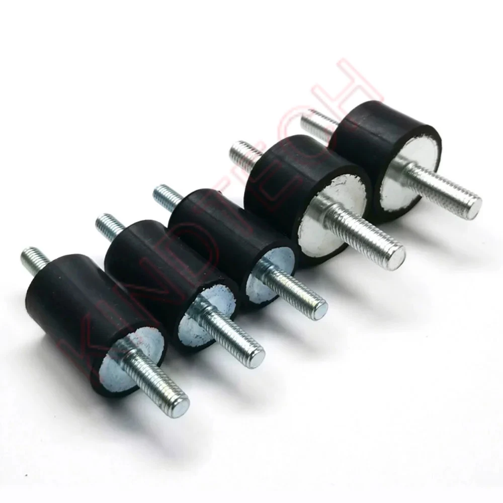 1/2/4/6/10Pcs M3 M4 M5 M6 M8  Male-Male Thread Shock Absorbers Dia 8-40mm VV-Type Rubber Mount Anti Vibration Silent Block