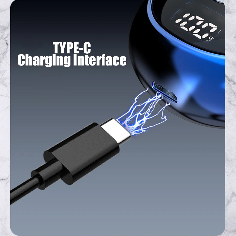 เครื่องโกนหนวดไฟฟ้าขนาดเล็ก USB ชาร์จกันน้ําแบบพกพาที่ถอดออกได้เครื่องโกนหนวดเคราผม Trimmer ของขวัญ