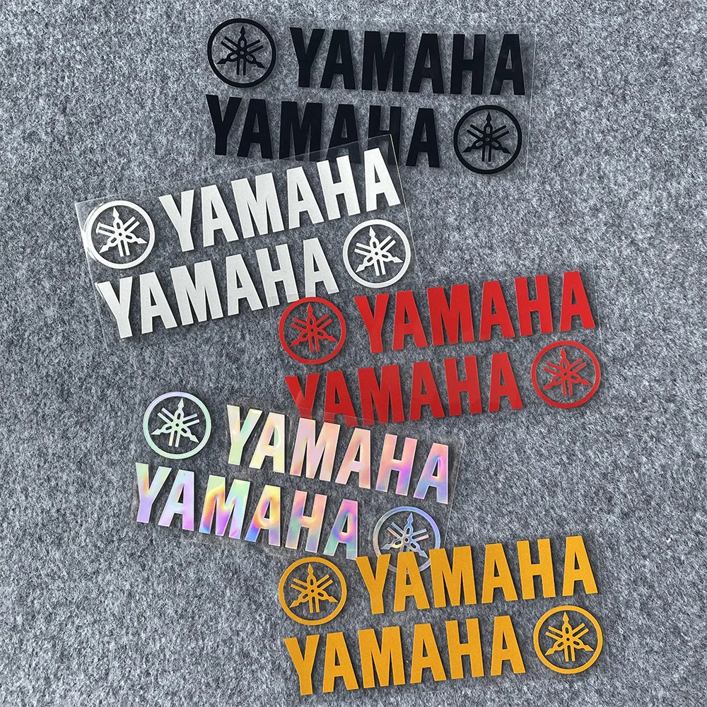 Nuevas pegatinas reflectantes láser Yamaha, caja trasera para casco de motocicleta, pegatinas modificadas, calcomanías decorativas impermeables