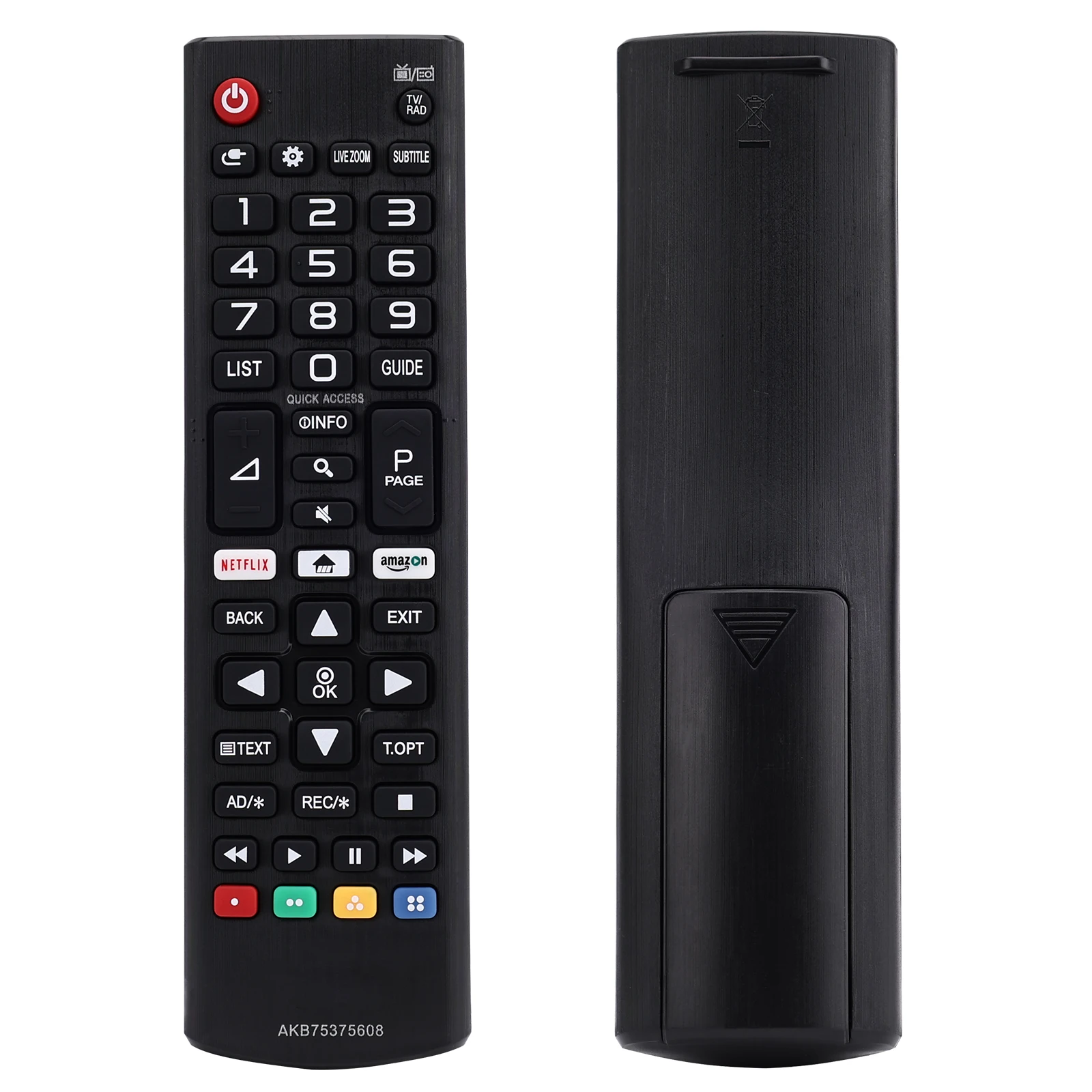 Mando a Seng Universal AKB 75095308 ABS de alta Maga für LG Smart TV 32LJ610V 43UJ634V 49UJ634V 55UJ634V 65UJ634V 43UJ6