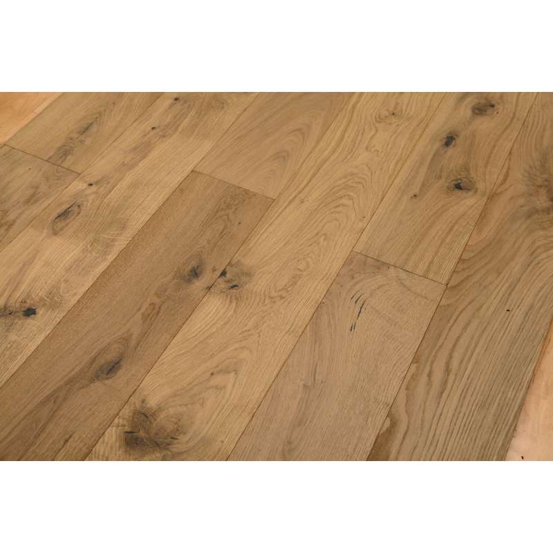 Nature Depot Multi-Ply Engineered Flooring Oak/Wirebrushed Sandy Blond