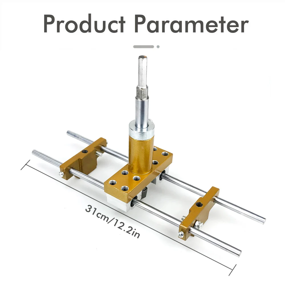 Wooden Door Lock Hole Opener Kit Lock Mortiser Slotter Jig Key Hole Drilling Guide Installation Lock Hole Locator