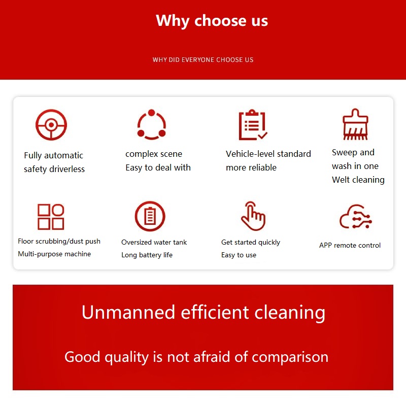 Robot limpiador de pisos inteligente, robot de barrido y fregado, robot de limpieza industrial comercial de supermercado