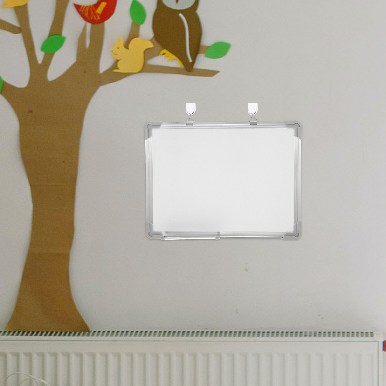 60 x 45 cm magnetisches Whiteboard, trocken abwischbare Tafel, Wandbehang, kleiner Aluminiumrahmen, wiederverwendbare Bürotafel, Präsentationszubehör
