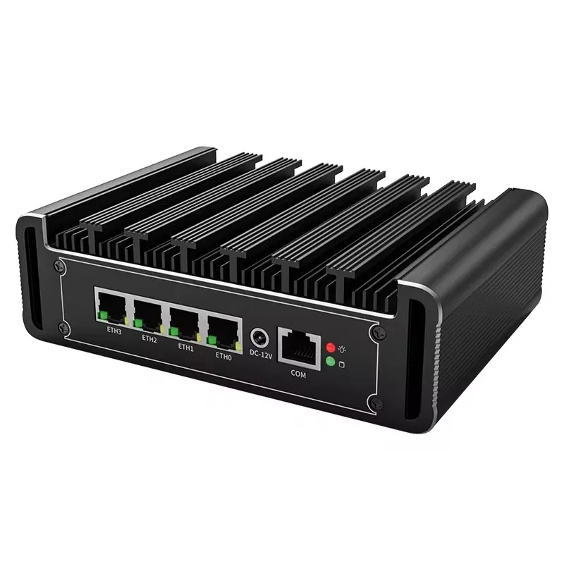 Topton Firewall Mini PC Intel N150 N100 Najlepsza wersja 4x 2,5G i226-V Bezwentylatorowy router miękki Mikro urządzenie pfSense Proxmox AES-NI