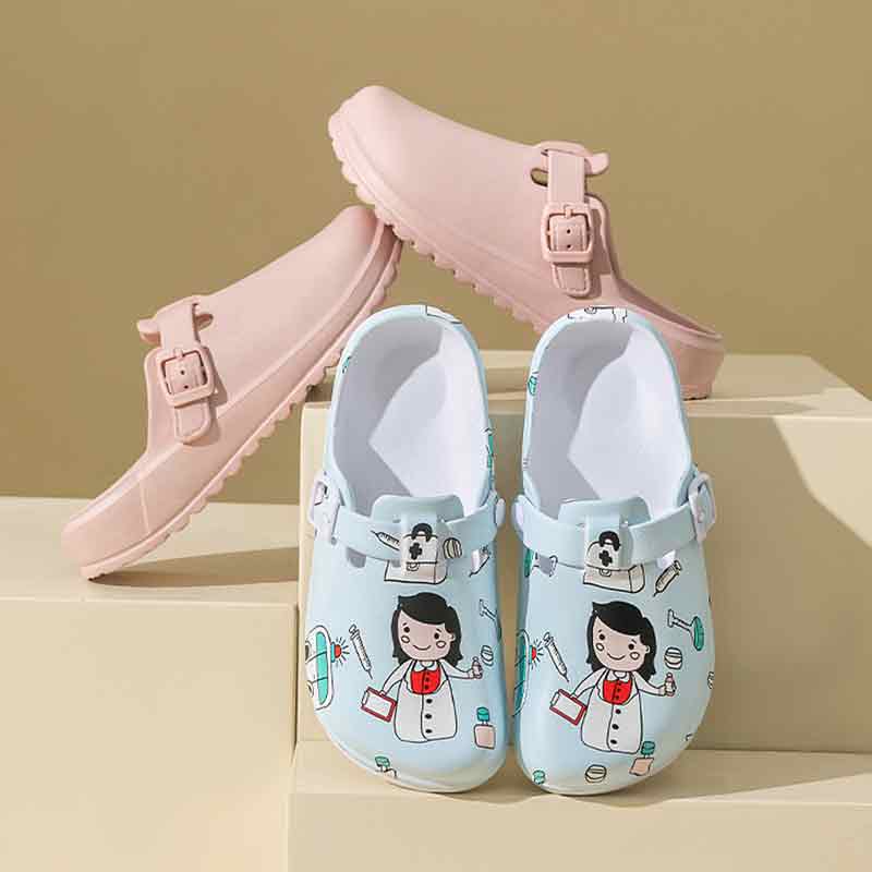 Chirurgische schoenen voor dames en heren, ademende gespecialiseerde beschermende klompen voor artsen, verpleegkundigen en laboratoriumgebruik sandalen