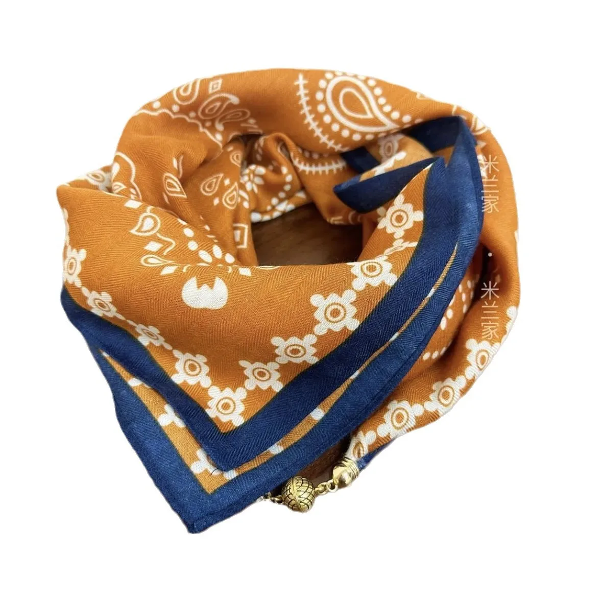 Nuevas bufandas cálidas versátiles para protección del cuello, bufanda versión coreana, bola, hebilla magnética, silenciador de seda de simulación, regalo de fiesta