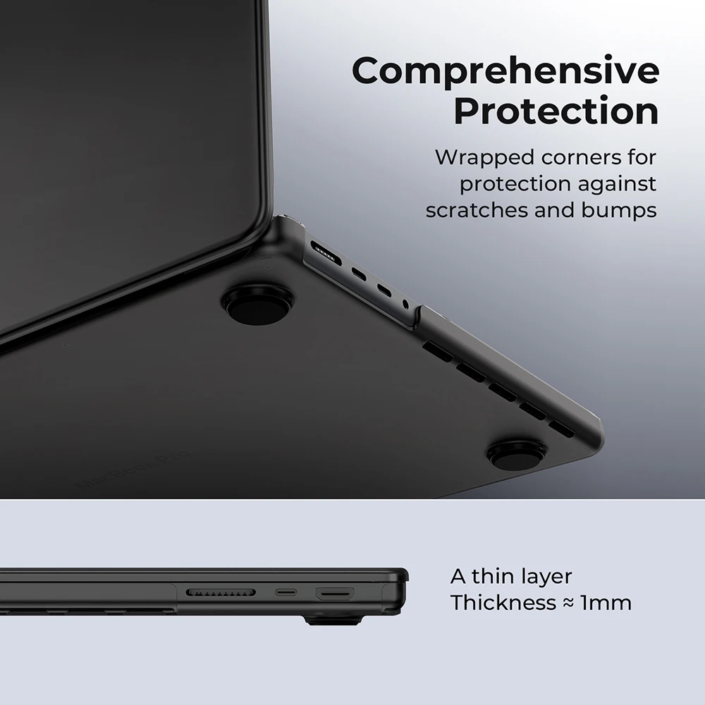 ラップトップケース MacBook Pro 14 インチ M4 2024 リリース Pro 16 M4 2024 カバー MacBook Air 13 M3 M2 チップ超薄型シェルカバー