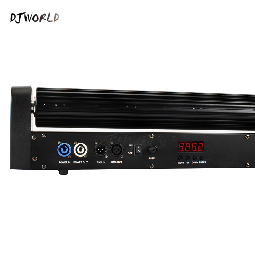 LEDムービングヘッドライト,8x12W rgbw dmxコントローラー,バー,カラオケ,ステージ,商業用Lyre,ディスコライト