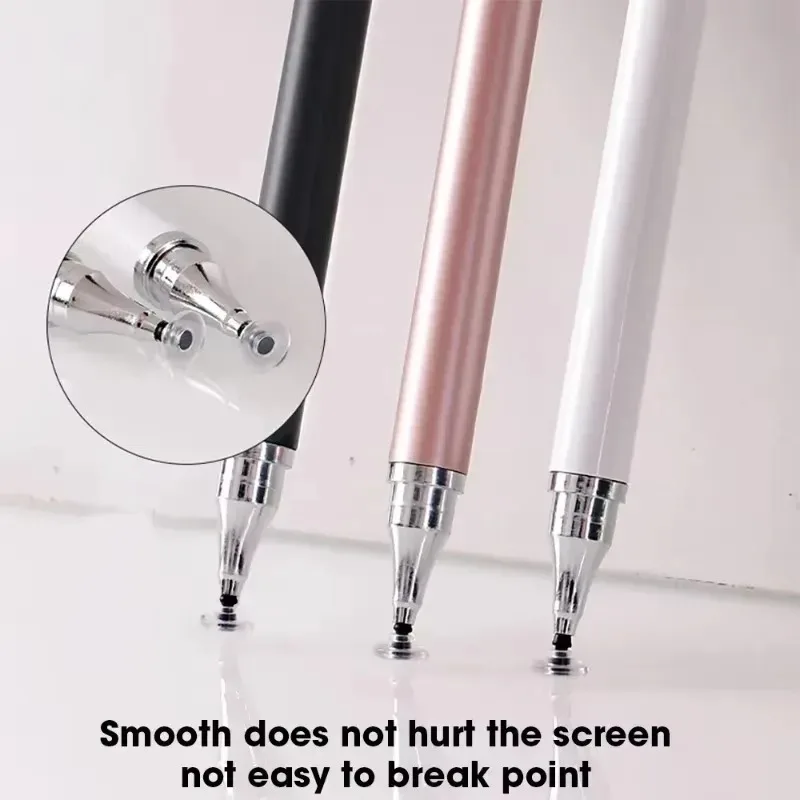 1-3PCS Smart Tablet Phone Universal 2 in 1 Capacitive Stylus Pen Drawing Pens for iPhone/Android All Capacitive Touch Screens