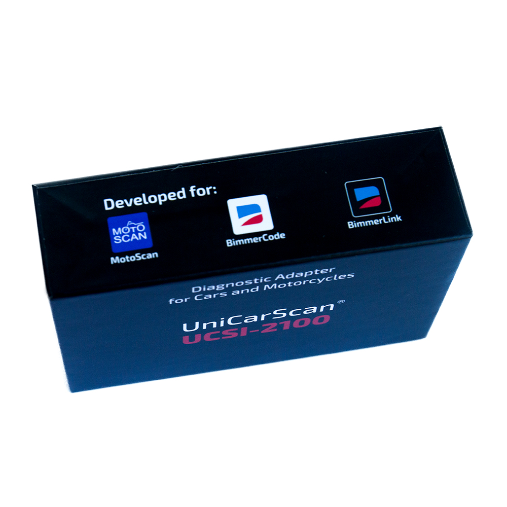 Диагностический адаптер UniCarScan UCSI-2100 BMW для мотоциклов, триумфа и других мотоциклов, поддержка Android iOS