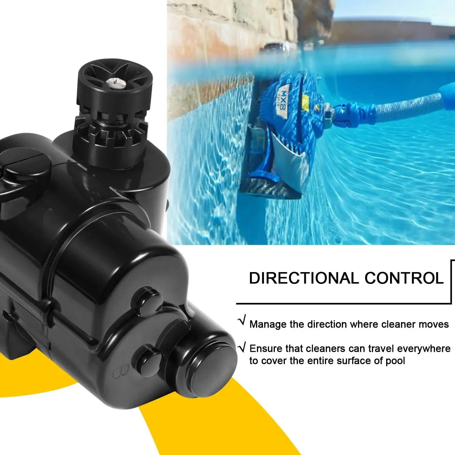 R 0524800   Seitliches B-Richtungskontrollgerät für Zodiac Baracuda MX8 MX8 Elite Pool-/Spa-Reiniger, automatischer Bodenroboter-Poolreiniger