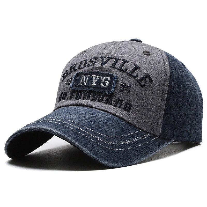 Gorra de béisbol para hombre Four Seasons, gorra bordada con lavado informal, sombrero para el sol con ala curvada, sitio web oficial