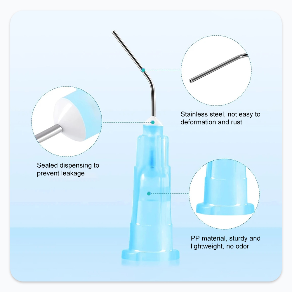 使い捨てアプリケーター,樹脂フロー複合針チップ,100ユニット/バッグ