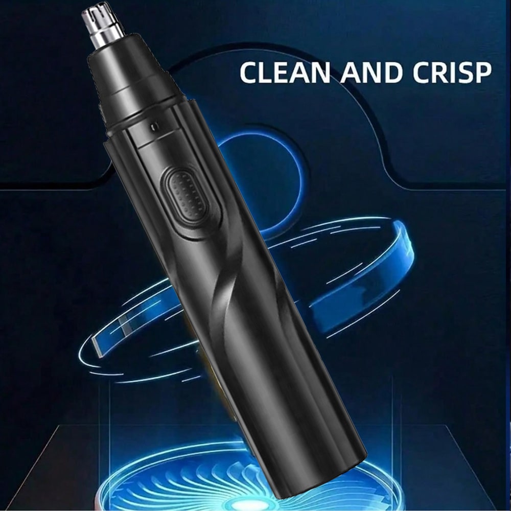 Trimmer per orecchie e naso da uomo Trimmer per peli del naso elettrico USB ricaricabile - Trimmer per naso indolore per la depilazione del sopracciglio e del viso