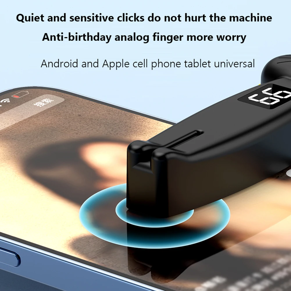 Page Turner Remote Controller Camera Shutter Bluetooth 5.3 Smart Phone Auto Clicker Ring for TikTok for Kindle Paperwhite