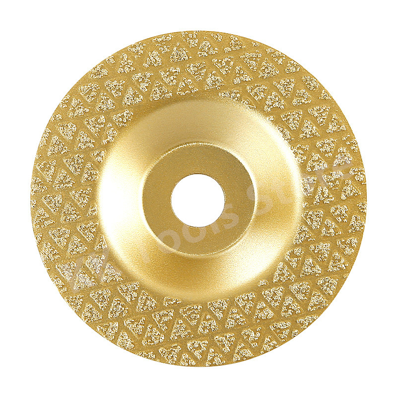 1PC/3PCS 45/60/100# Brazed Diamond Star Bowl Grinding Plate Wet Dry Use Marble Granite Trimming Angle Grinder Polishing Disc
