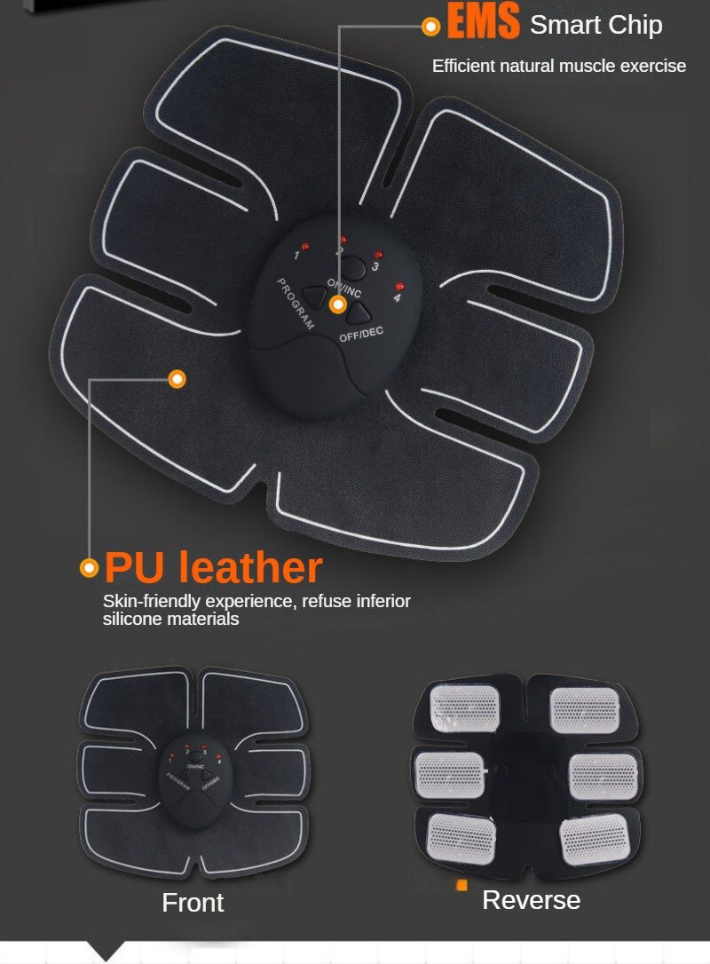 EMS-Instrumento de Fitness Abdominal Unisex, máquina para adelgazar el vientre, aparato muscular para personas perezosas, deportes al aire libre