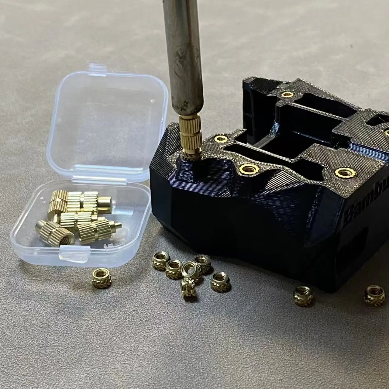 Warmte-inzetmoer Soldeerpunt Adapter Voor TS100/101 Pine64 Pinecil Serie Soldeerbout Maat M2-M8 Hot Melt Invoegen Kits