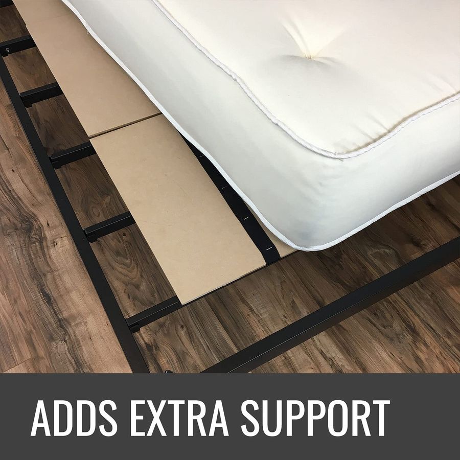 Foldable Box Spring, Bunkie Board, Bed Support Slats for Support to Streamline and Minimize the Bed, No Assembly Needed, Twin Si