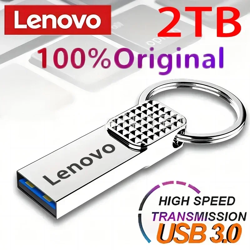 Lenovo USB 2TB OTG Metal USB 3,0 Pen Drive Key 1TB tipo C Pendrive de alta velocidad 128gb Mini unidad Flash Memory Stick impermeable