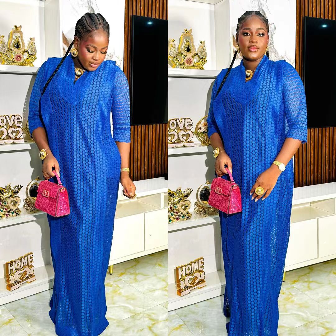 Vestidos africanos elegantes para mulheres, Dashiki tradicional, renda Boubou, vestido de casamento turco, vestido maxi kaftan muçulmano, plus size