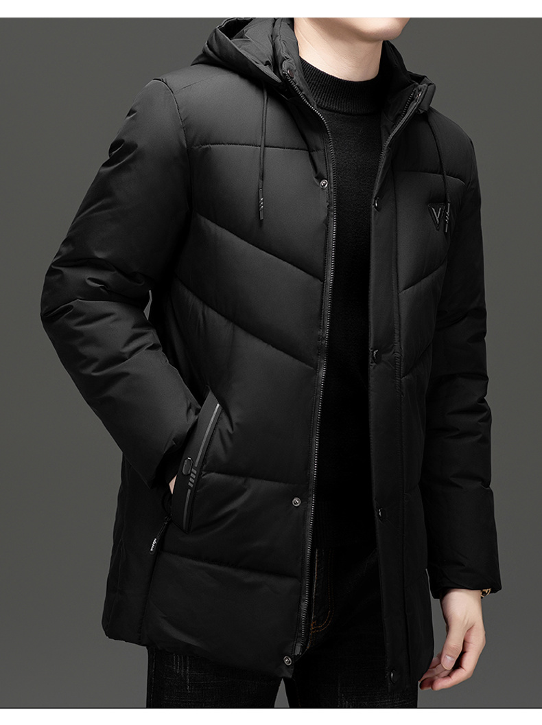 Abrigo acolchado de algodón para hombre, chaqueta con capucha de gran tamaño, Parkas cálidas y gruesas para exteriores, invierno, nuevo