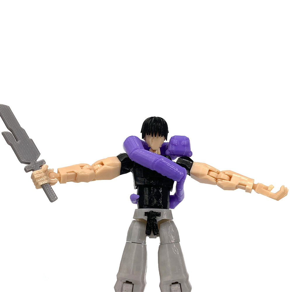 アニメのアクションフィギュア,3D印刷された柔術怪船,戸次フシグロ,マルチジョイントシェイプシャフトおもちゃ,マネキンモデル,オーナメントギフト