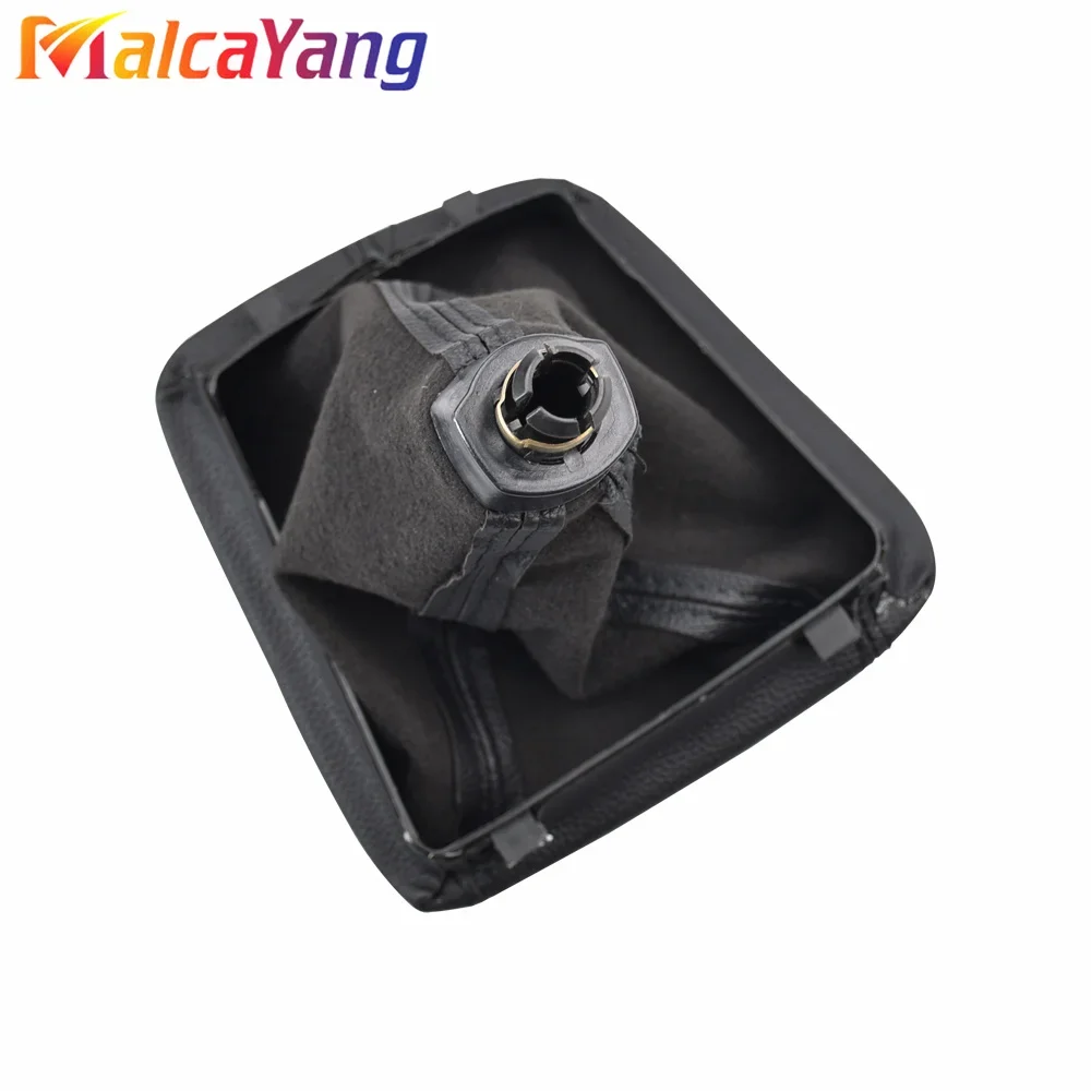 5/6 Speed Manual Gear Shift Knob Lever Pen Black Gaiter Boot Cover Case For Skoda Octavia 2 A5 2004-2010 Car Accessories