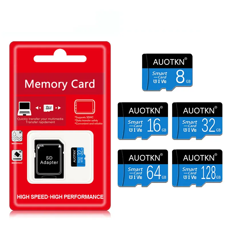 Flash Micro Memory SD Karte 128GB Mini SD TF Karte 8GB 16GB 32GB 64GB Cameracartão De Mem Pont 256GB Für Fahren Recorder Telefon