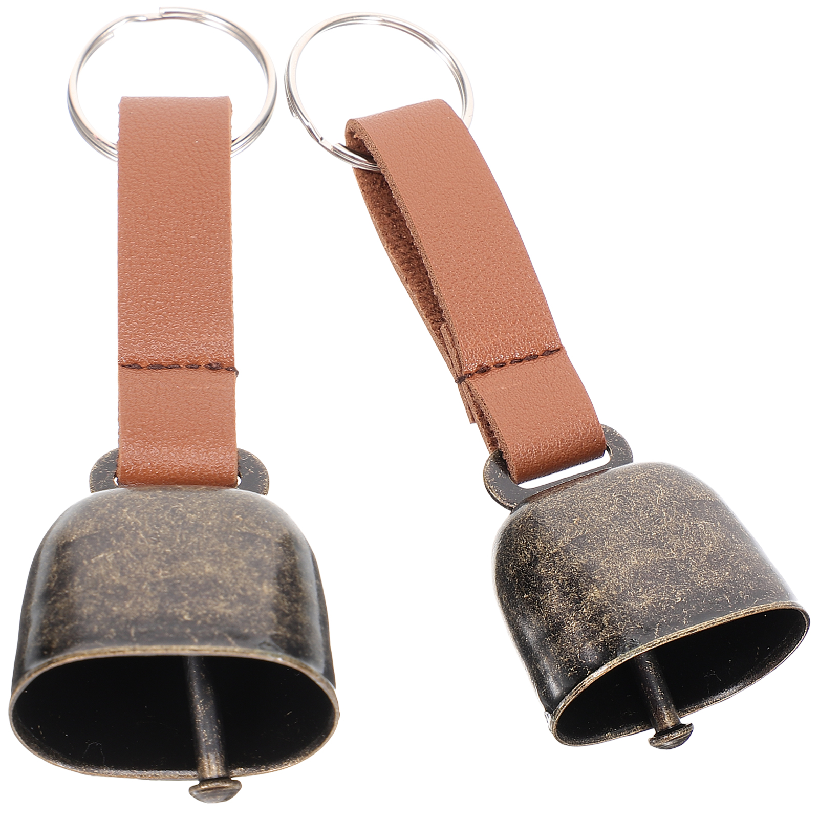 2 ชิ้นหมี Repelling Bell นกหวีดสุนัขประตู Chime Carabiner Camping Bells เดินป่า Vintage Warning