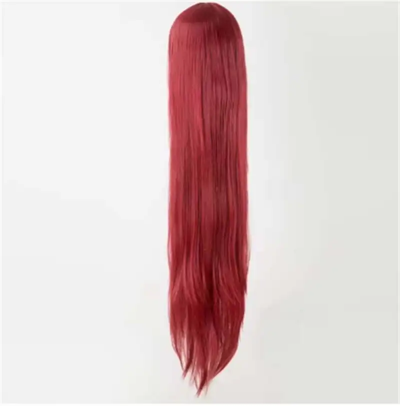 Fei-แสดงวิกผมสีดํา 100 ซม./40 นิ้วเส้นใยสังเคราะห์ทนความร้อนยาวฮาโลวีนCarnivalเครื่องแต่งกายCos-Playตรงผม