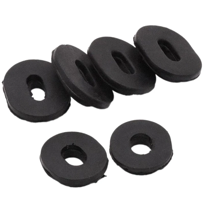 12 ピース/セットオートバイボディサイドカバー黒ゴムグロメットフェアリングワッシャーボルト固定ゴムリングオートバイ外装アクセサリー