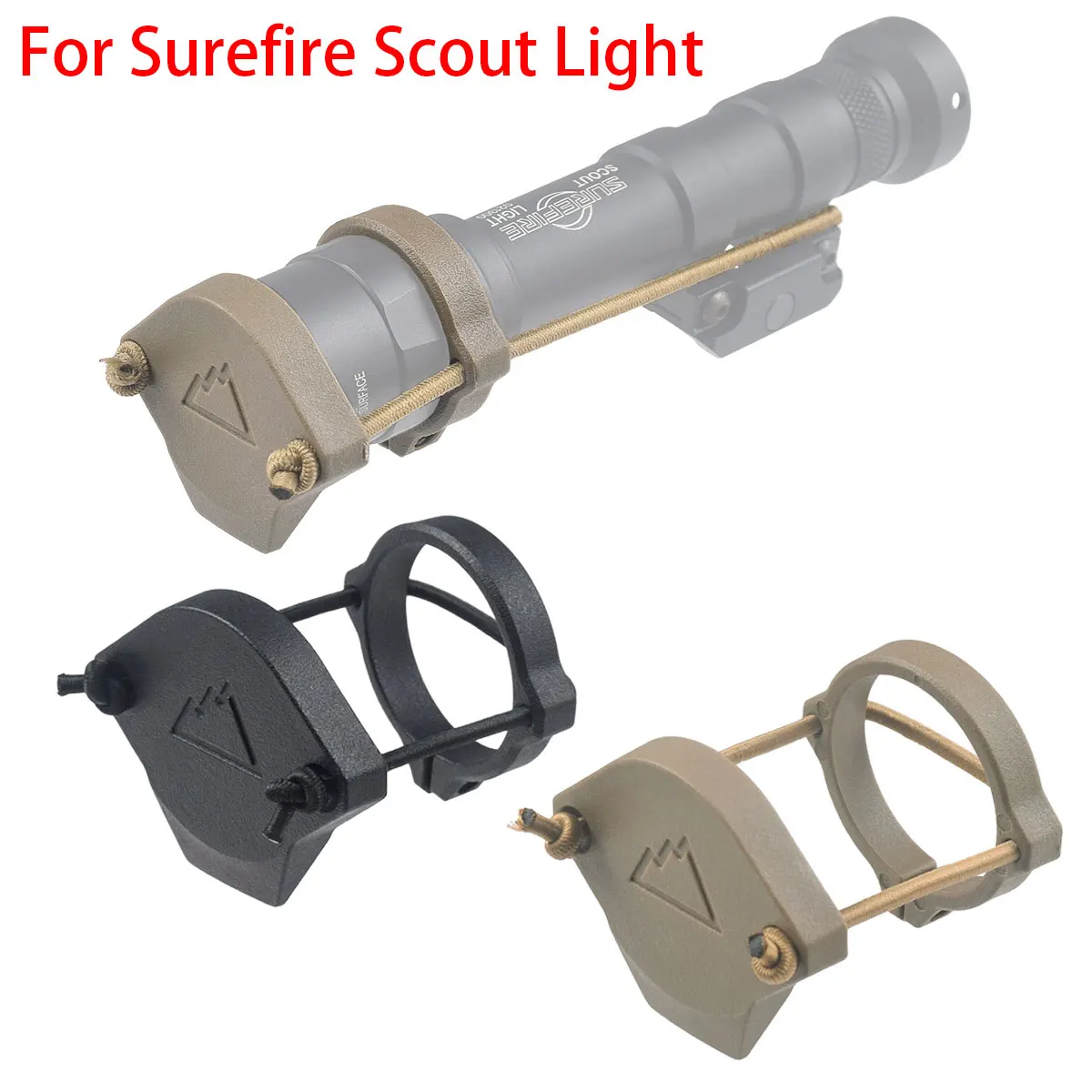 Тактический Surefire Scout Light, защитная крышка для объектива M-LOK, крышка для рельса Пикатинни MLOK, фонарик для страйкбола M300 M600 Modlit M951