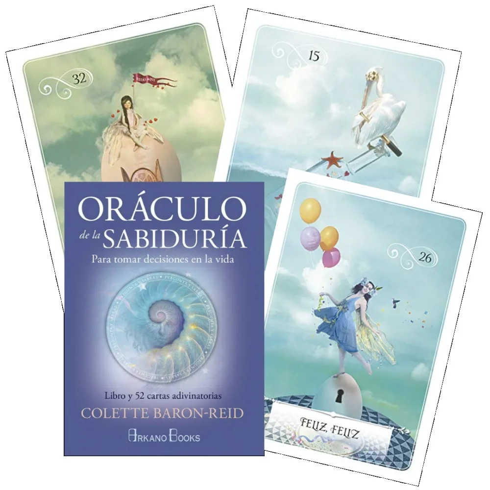 Oracle of Wisdom To Make Decisions In Life 52 Divination Oracle Cards Spanische Ausgabe 10,5 * 7,5 cm